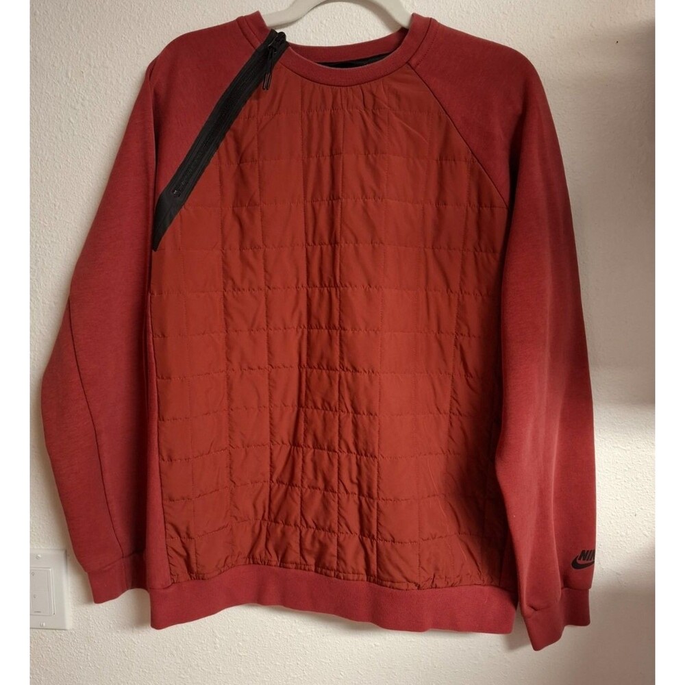 Nike Sportswear Tech Pack Quilted BV3697-661 Athletic Sweatshirt Size Medium